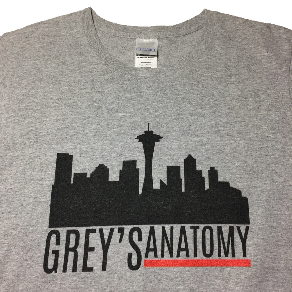 Womens 2005 Sz L GREY’S ANATOMY TV Show t-shirt